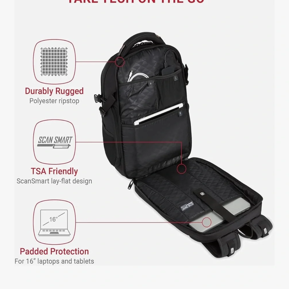 SwissGear Travel Tech Elite laptop backpack